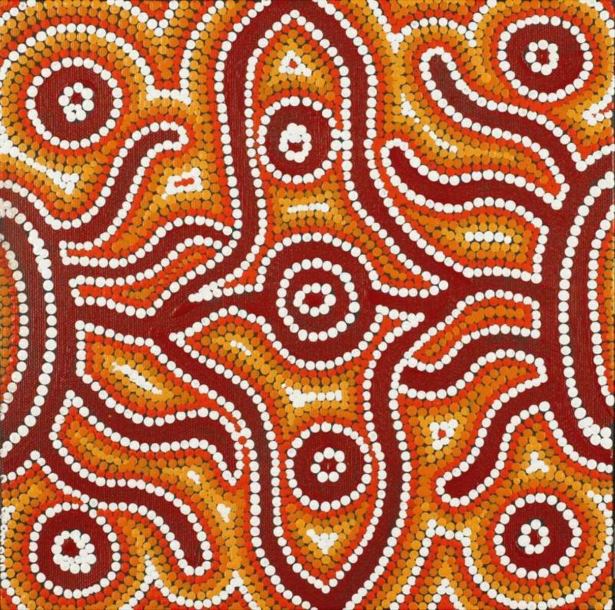 Lukarrara Jukurrpa (Desert Fringe-rush Seed Dreaming)