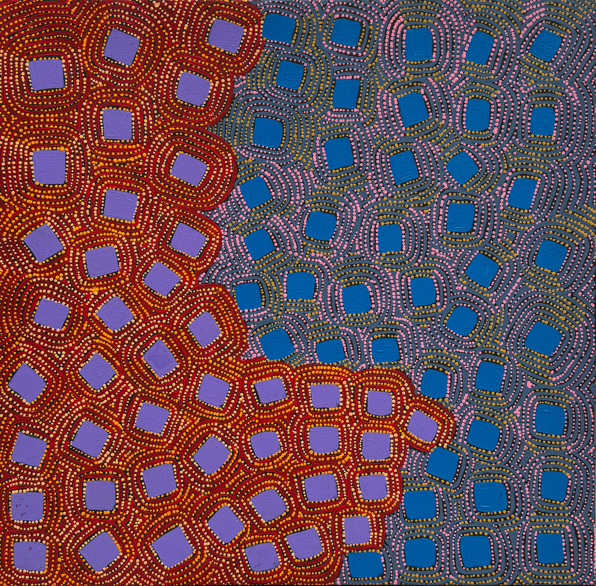 Lukarrara Jukurrpa (Desert Fringe-rush Seed Dreaming)