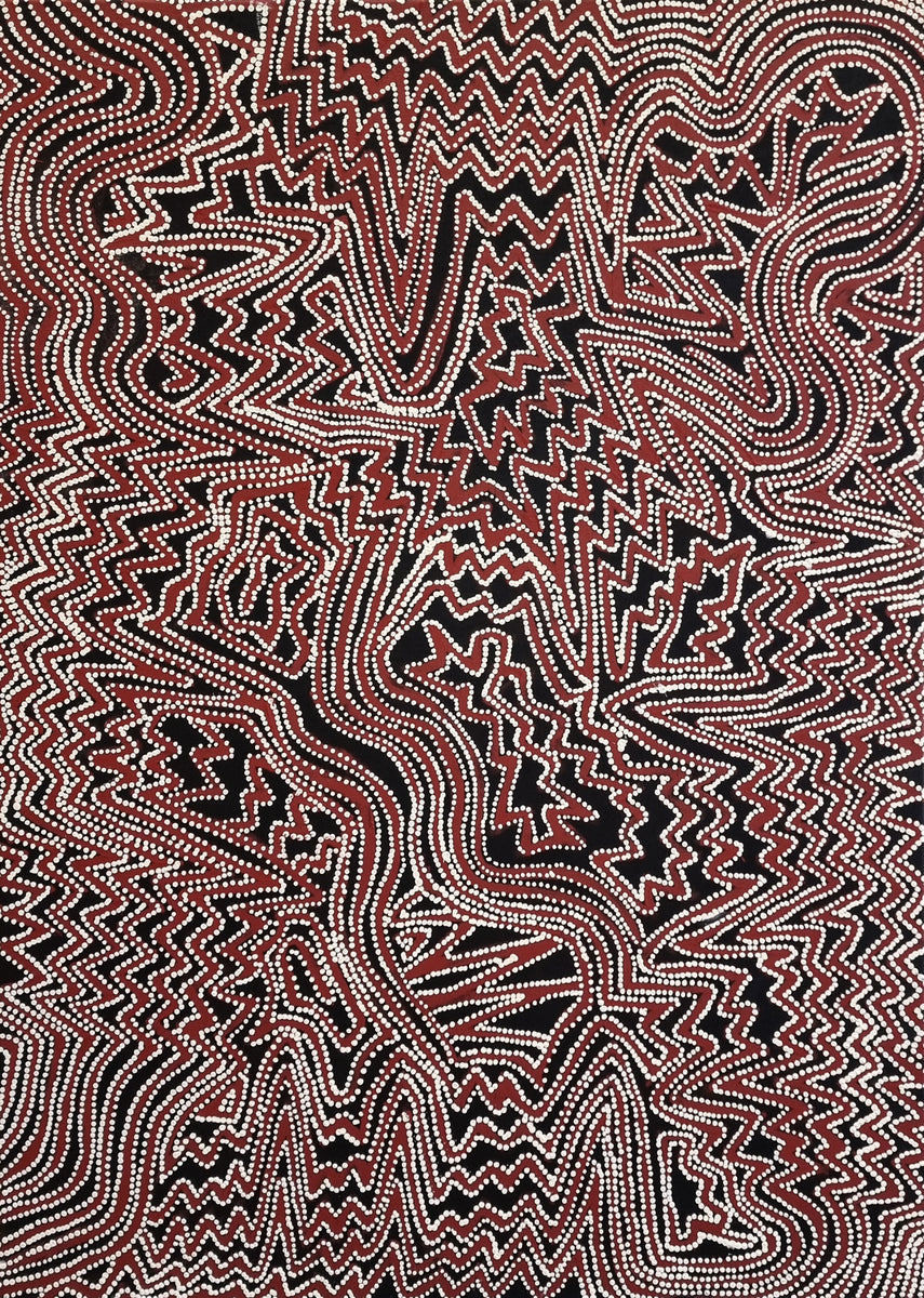 Lukarrara Jukurrpa (Desert Fringe-rush Seed Dreaming)