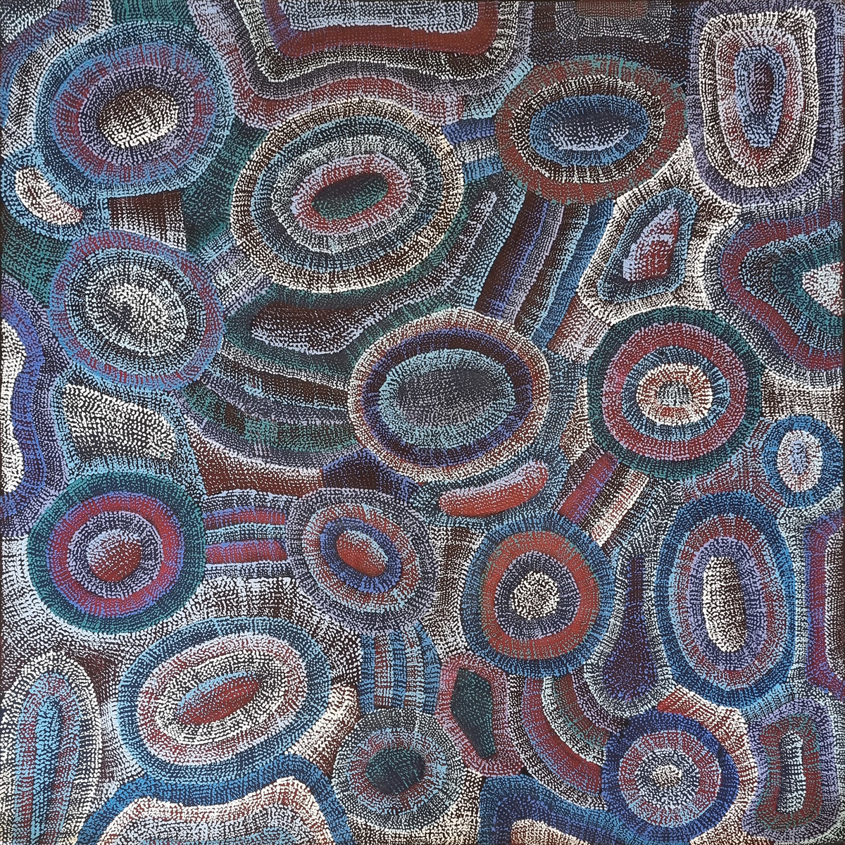 Ngapa Jukurrpa (Water Dreaming) - Puyurru