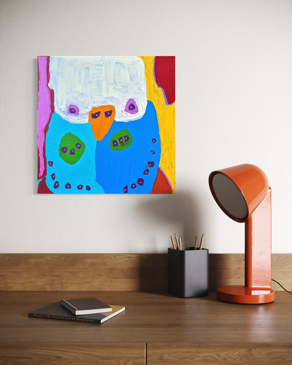 Ngatijirri Jukurrpa - Budgerigar Dreaming by Karen Barnes
