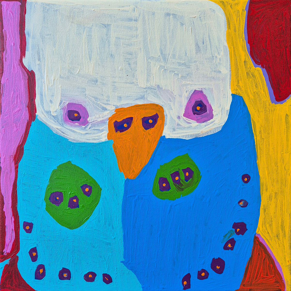 Ngatijirri Jukurrpa - Budgerigar Dreaming by Karen Barnes