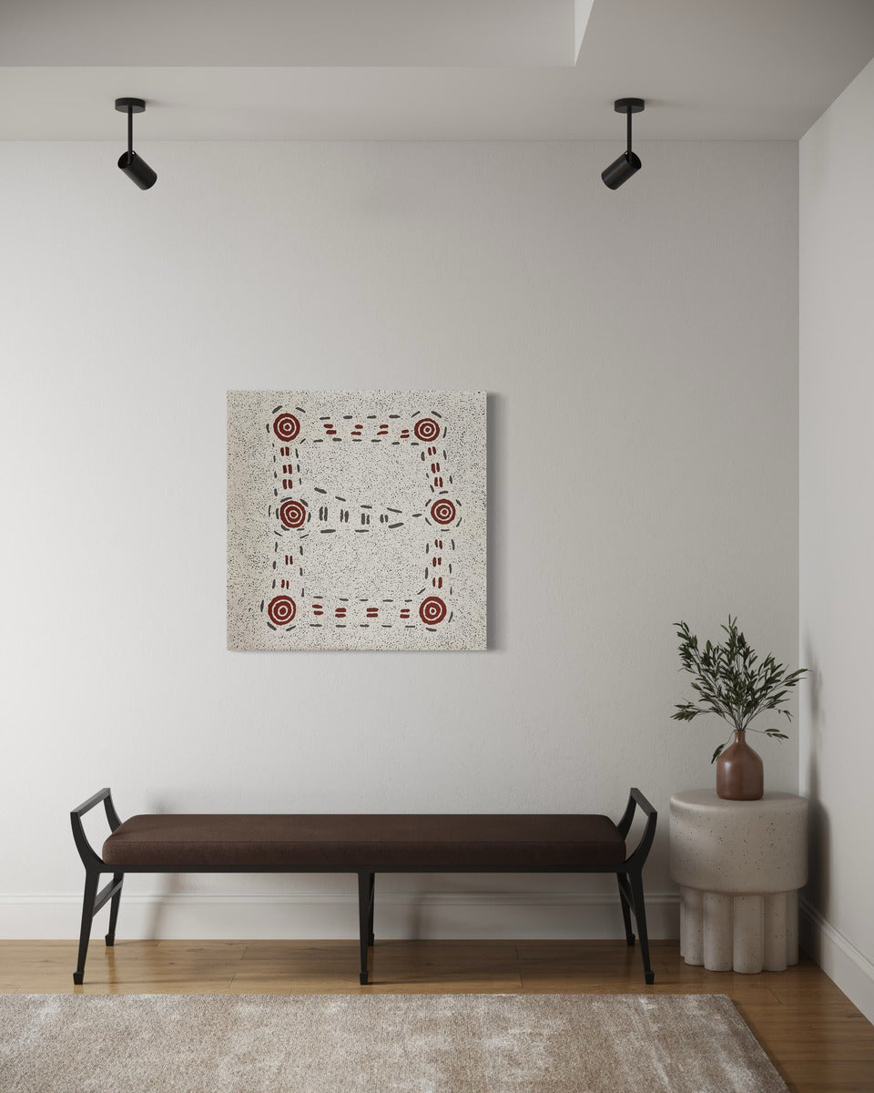 Pamapardu Jukurrpa (Flying Ant Dreaming) Warntungurru