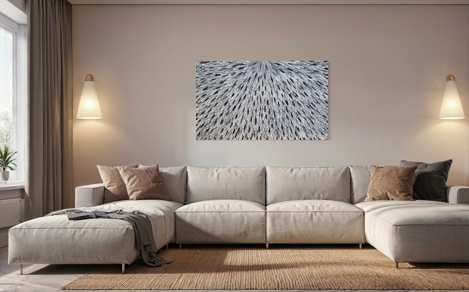 Ankerre Jukurrpa (Emu Feathers)