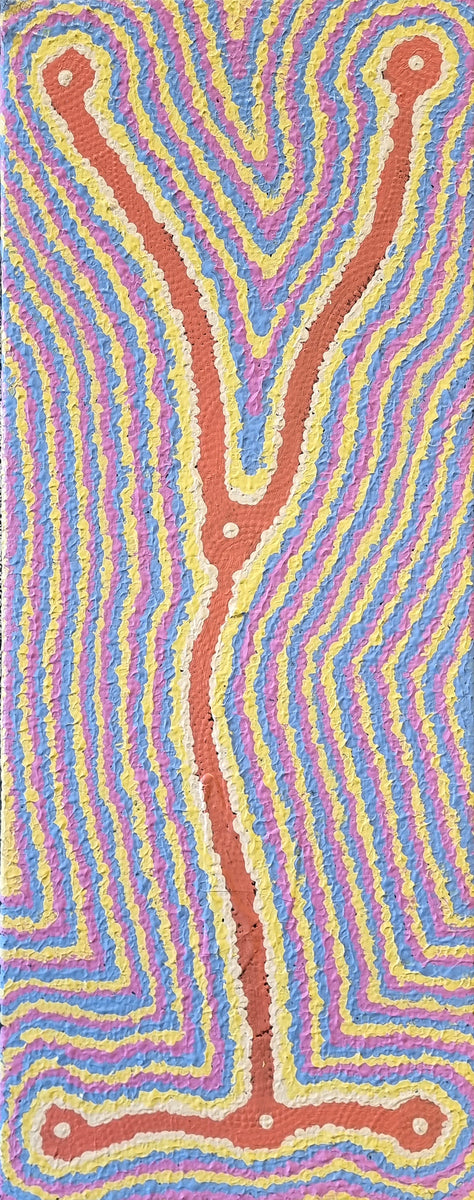 Lukarrara Jukurrpa (Desert Fringe-rush Seed Dreaming)